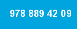 978 889 42 09 978 889 42 09
